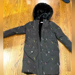 Sonia Rykiel Fur lined Designer knee Length girls Coat